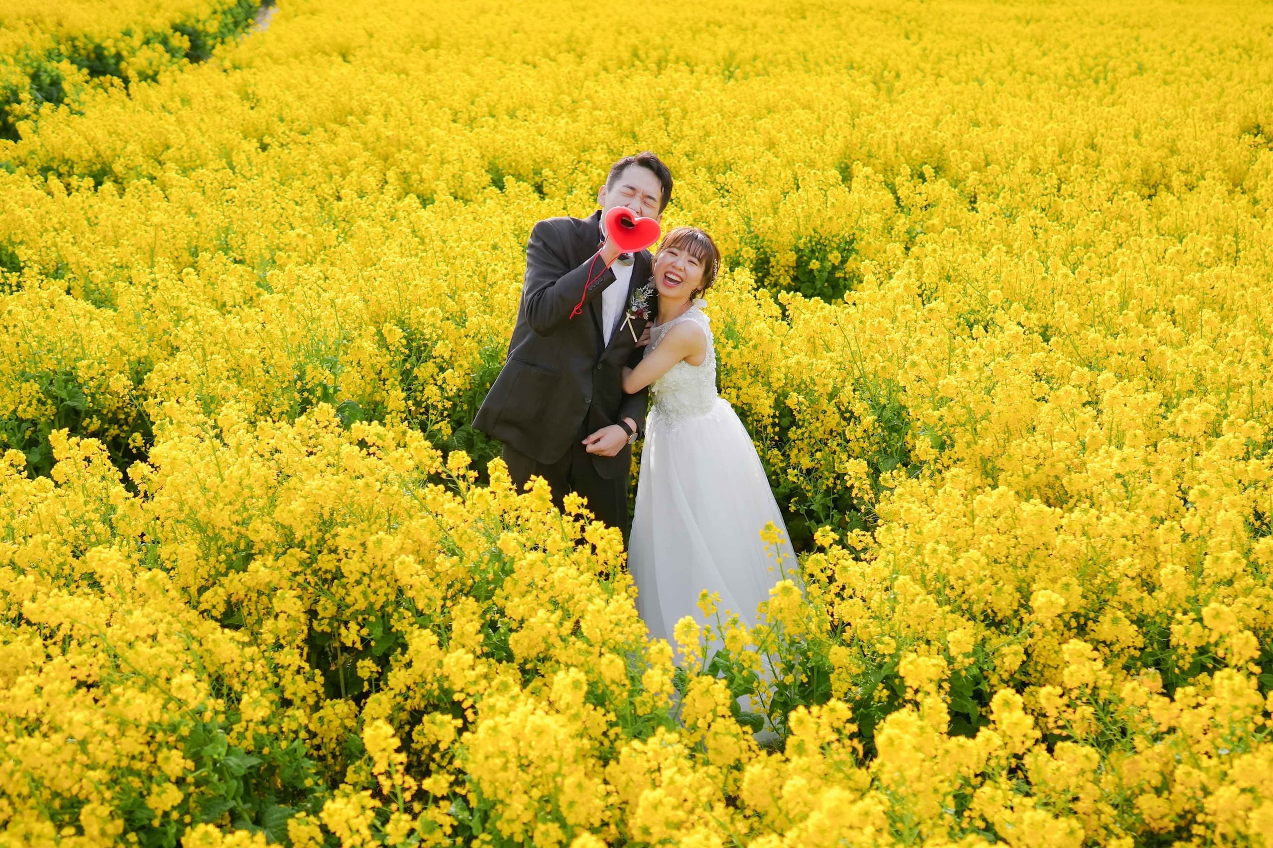 花広場ドレス前撮り