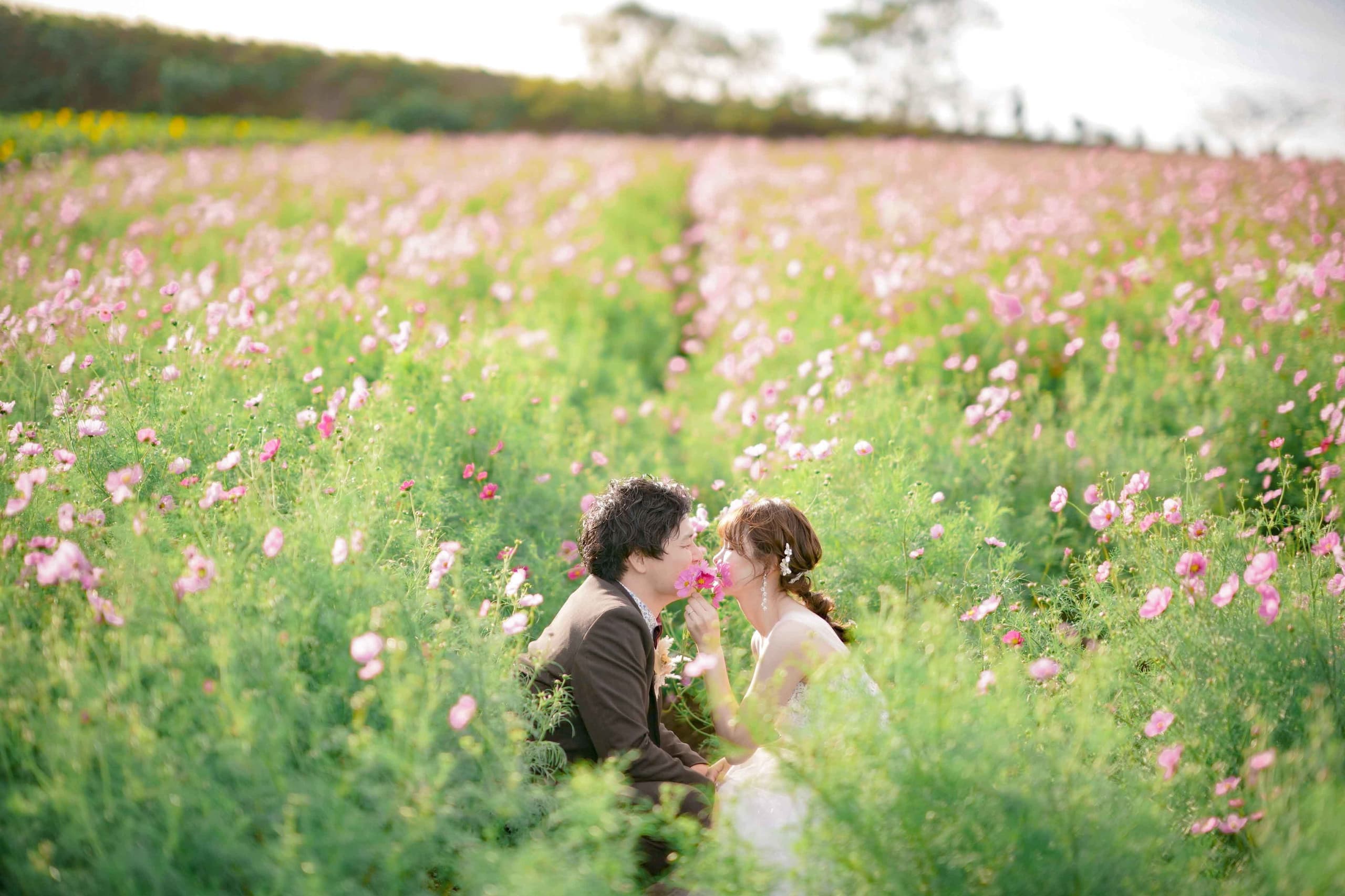花広場ドレス前撮り