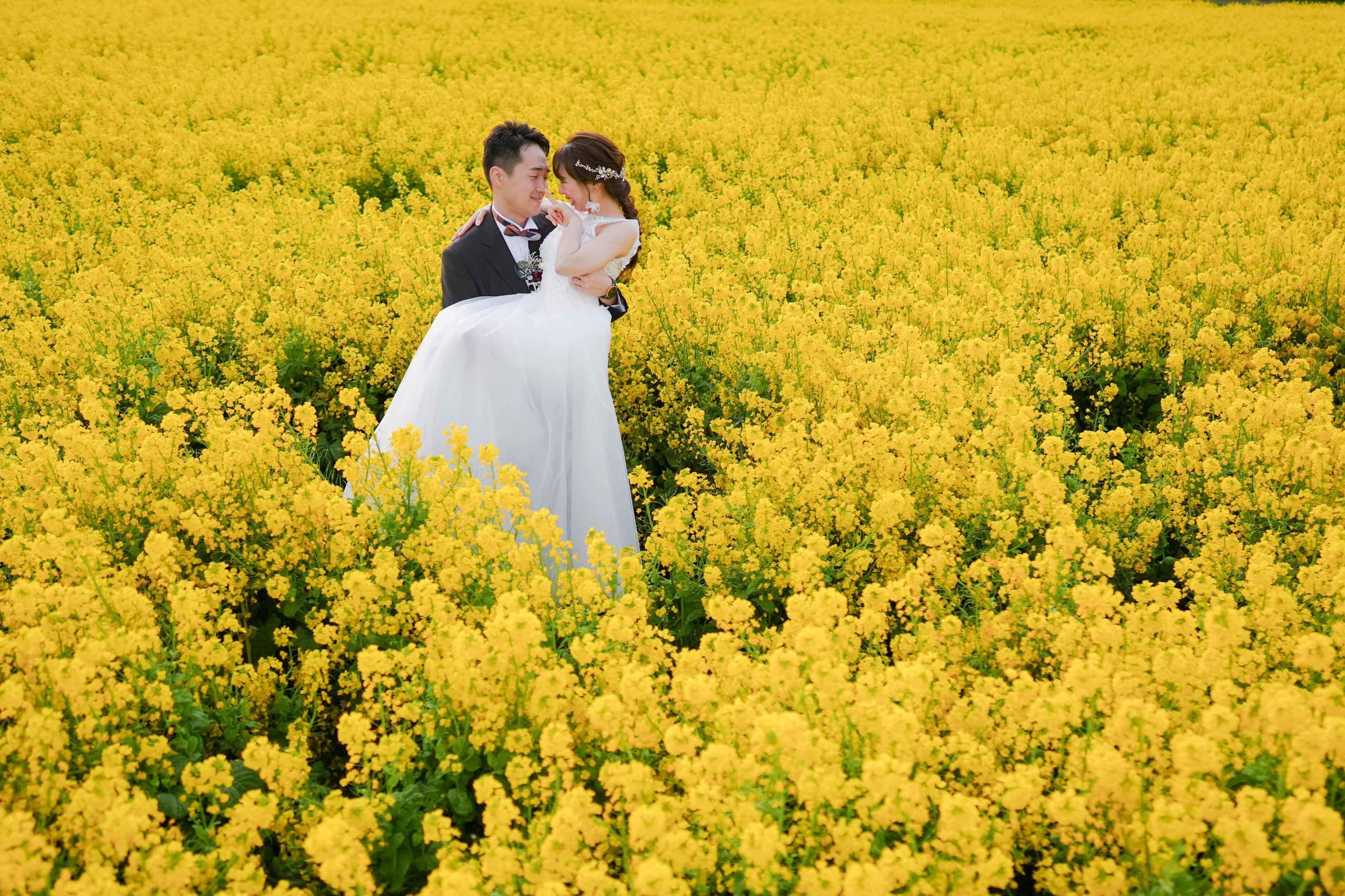 花広場ドレス前撮り