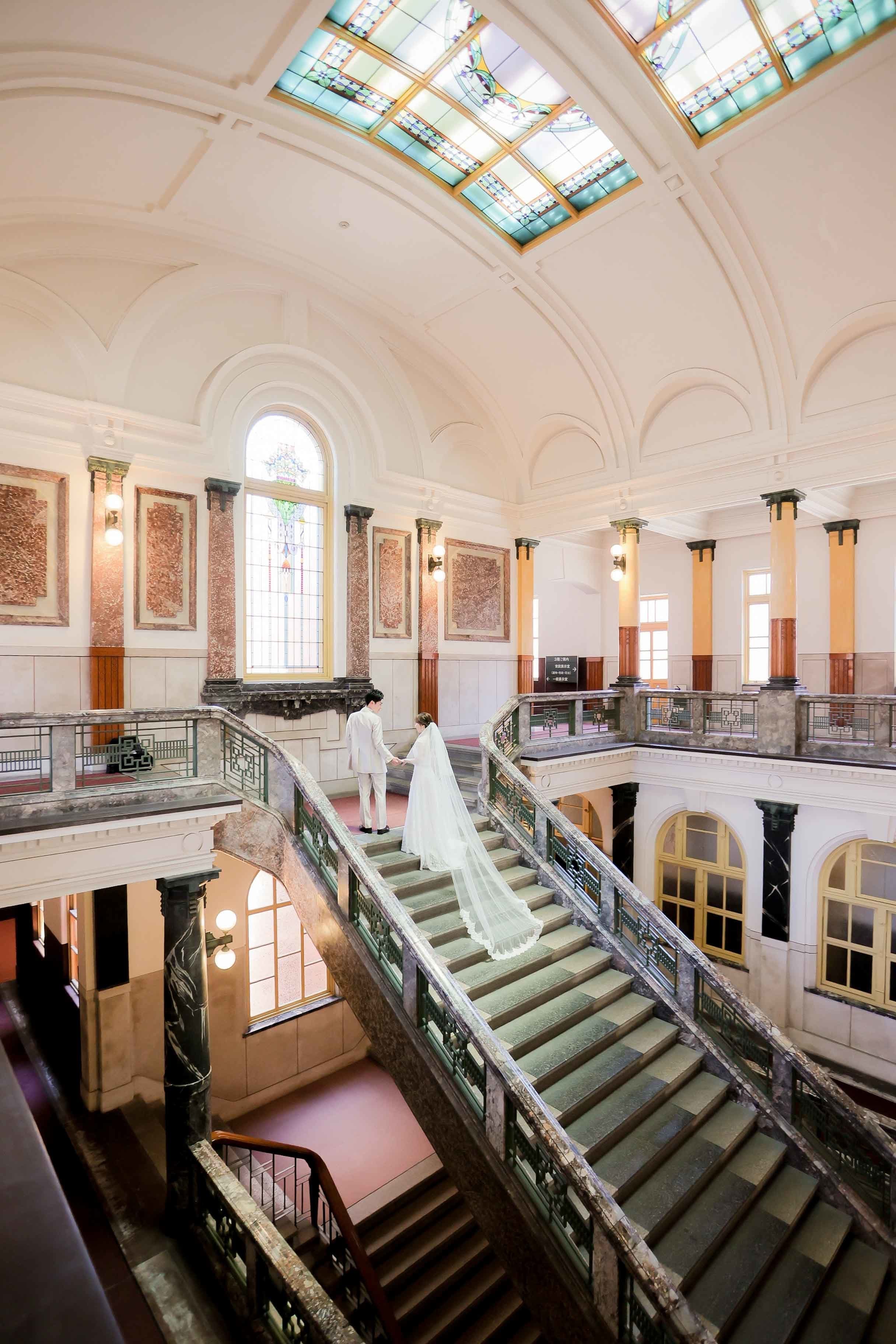 市政資料館前撮り