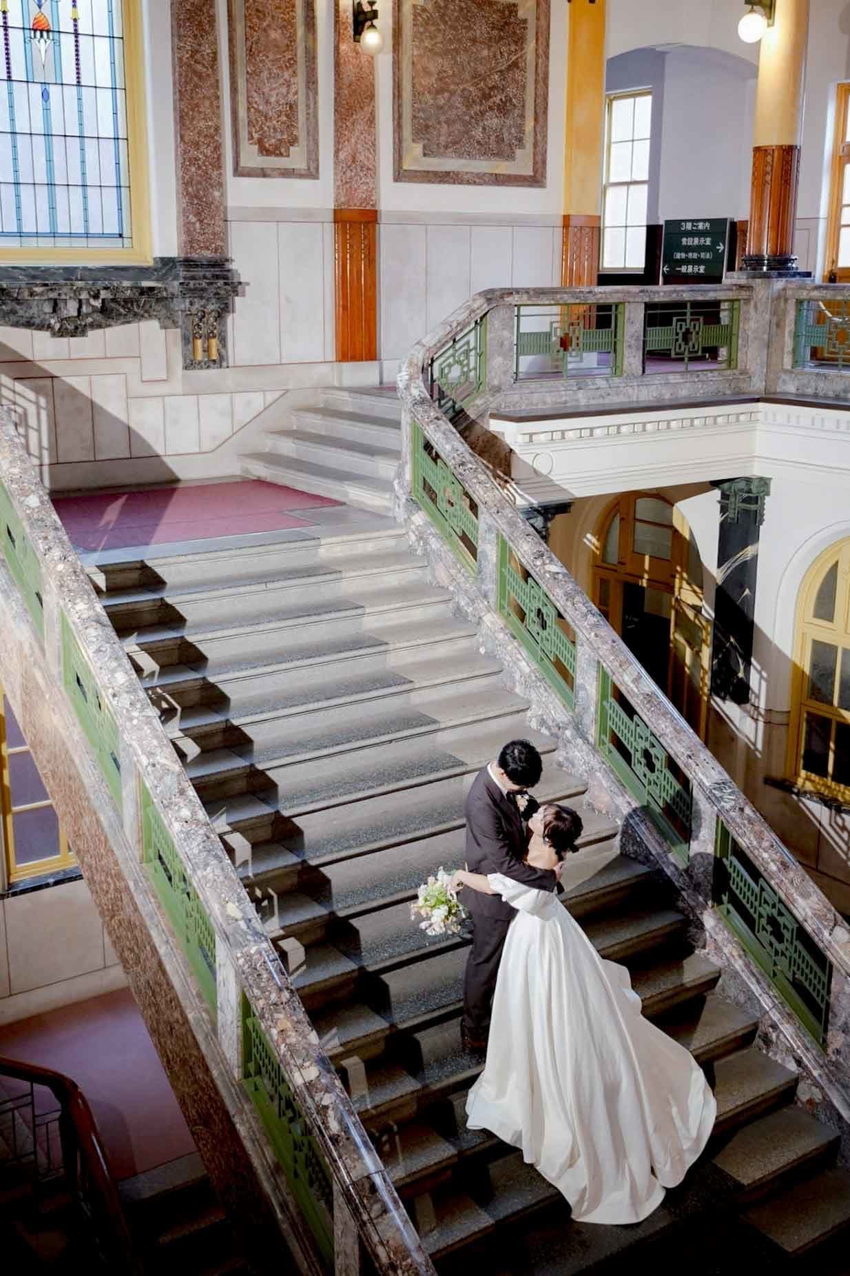 市政資料館前撮り