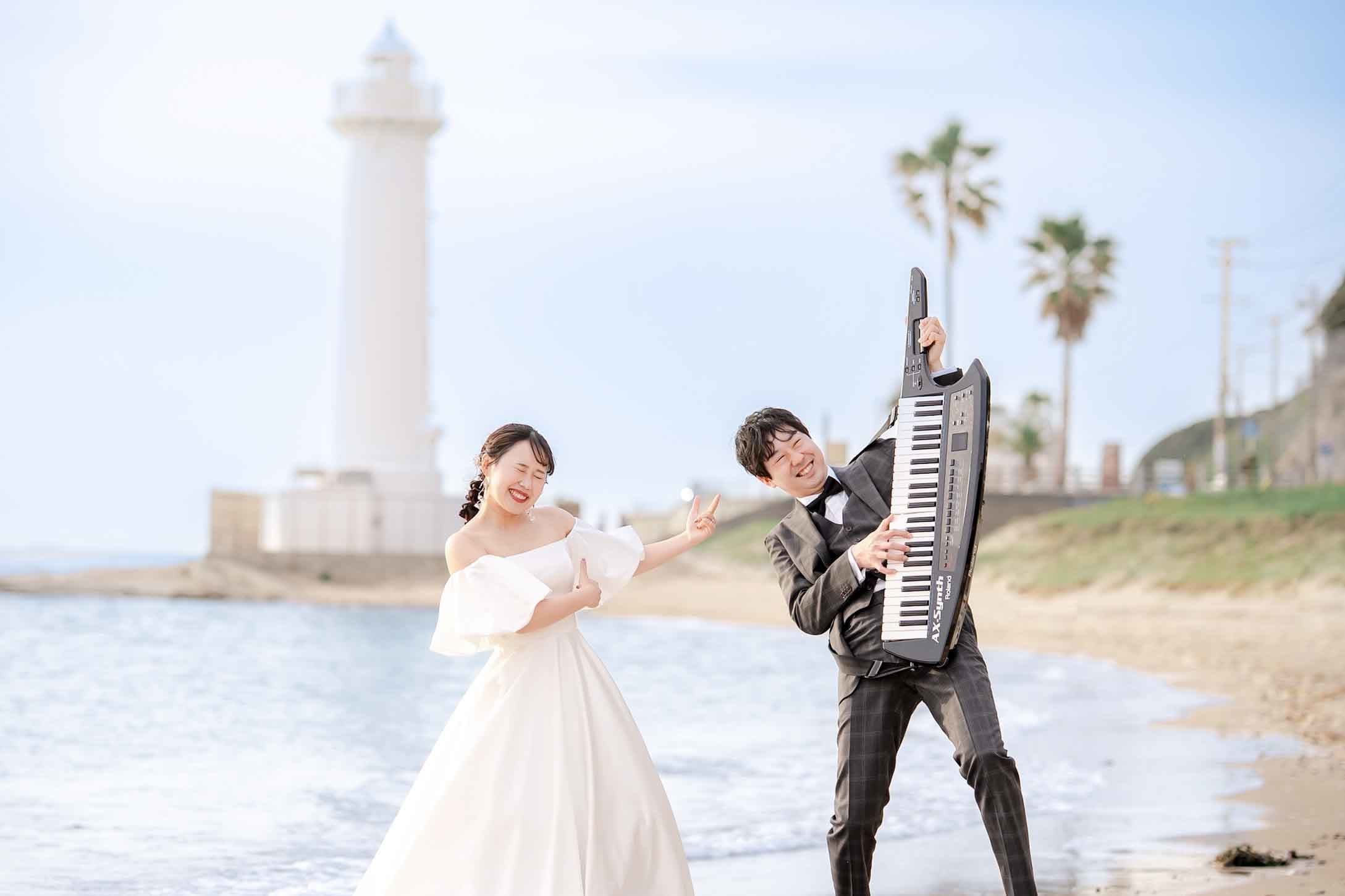 野間灯台ロケーション前撮り