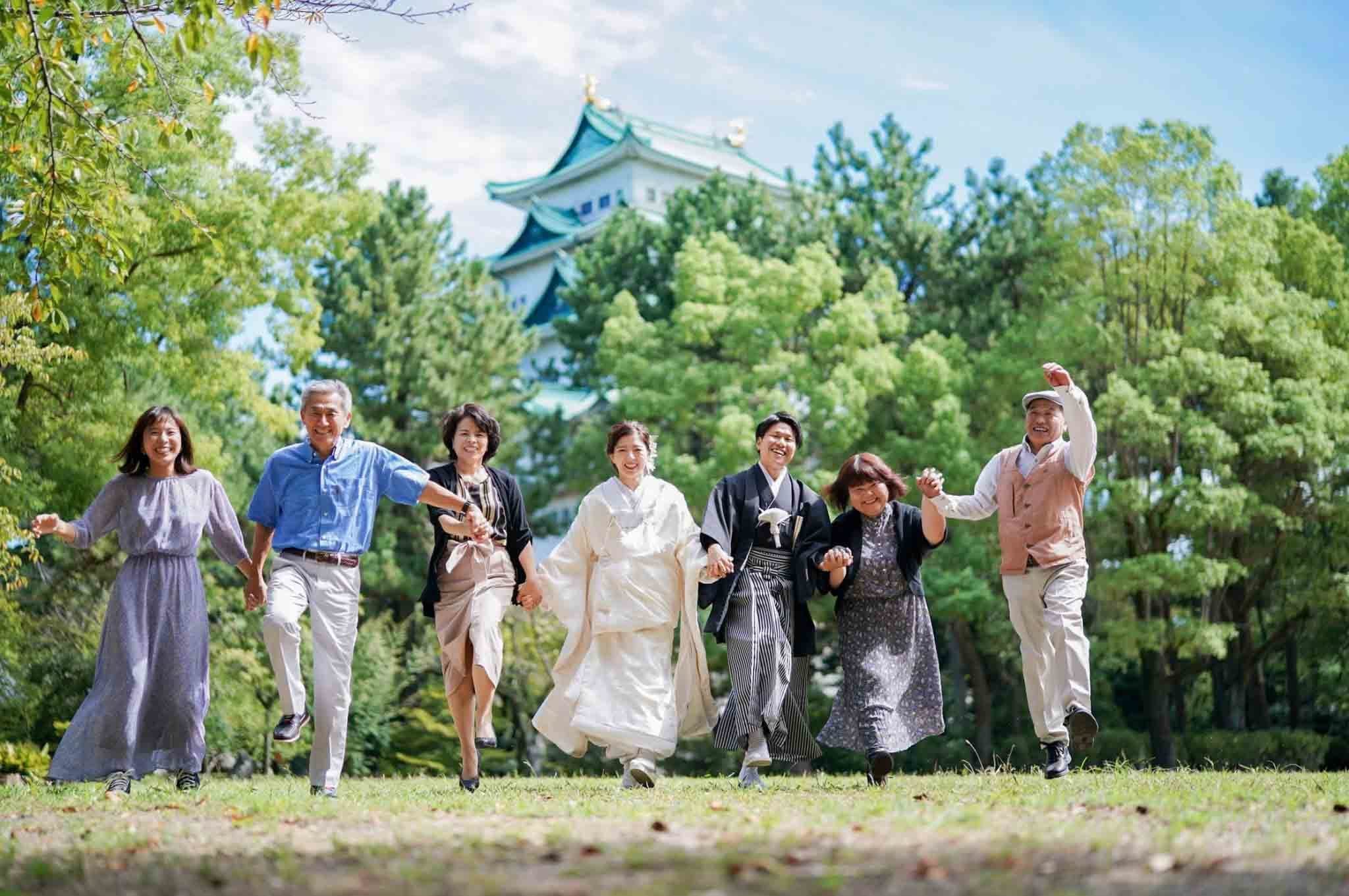 名古屋城ロケーション前撮り
