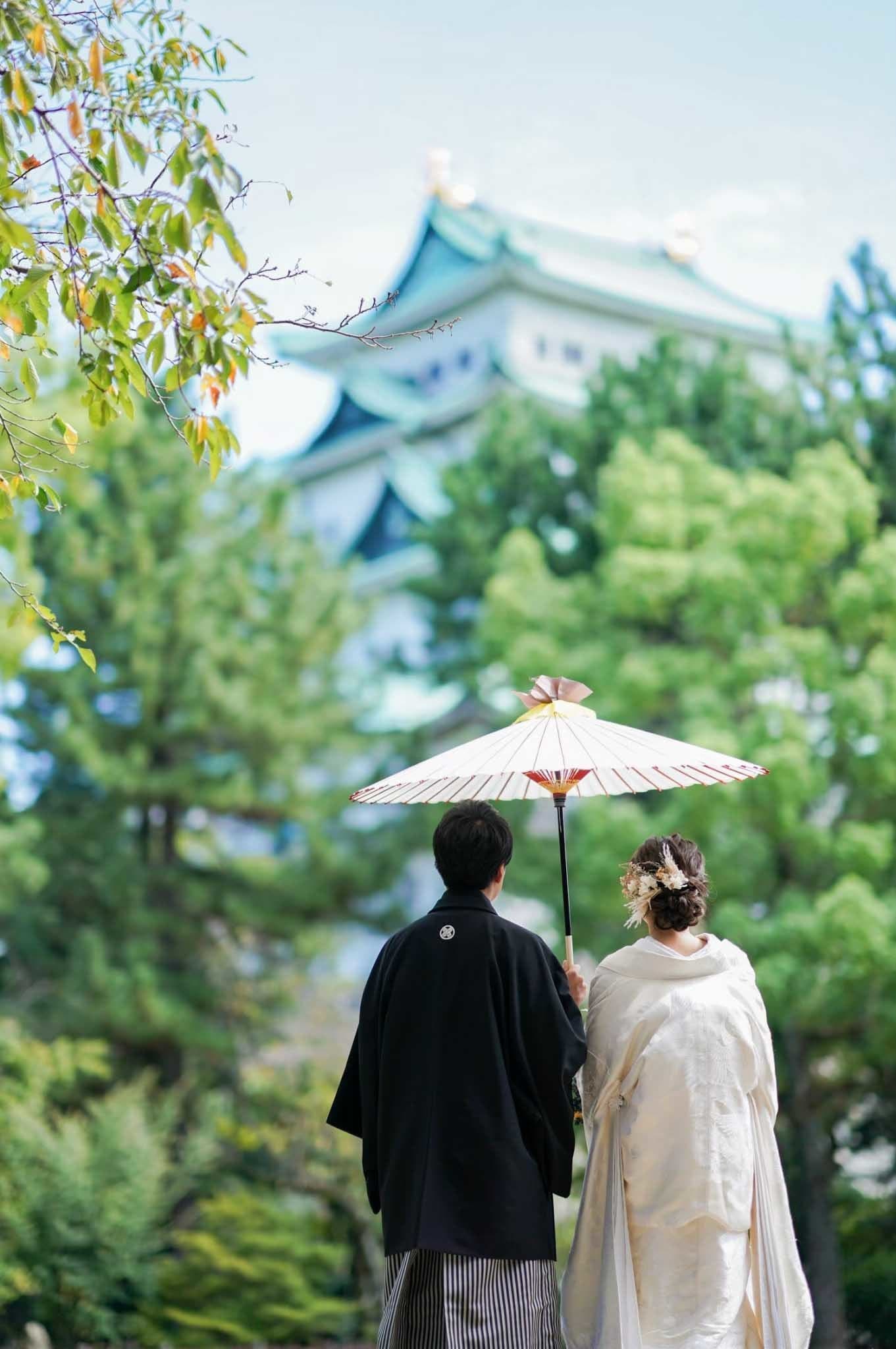 名古屋城ロケーション前撮り