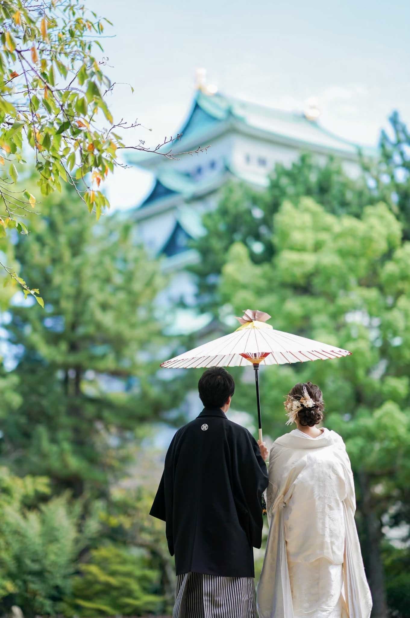 名古屋城ロケーション前撮り