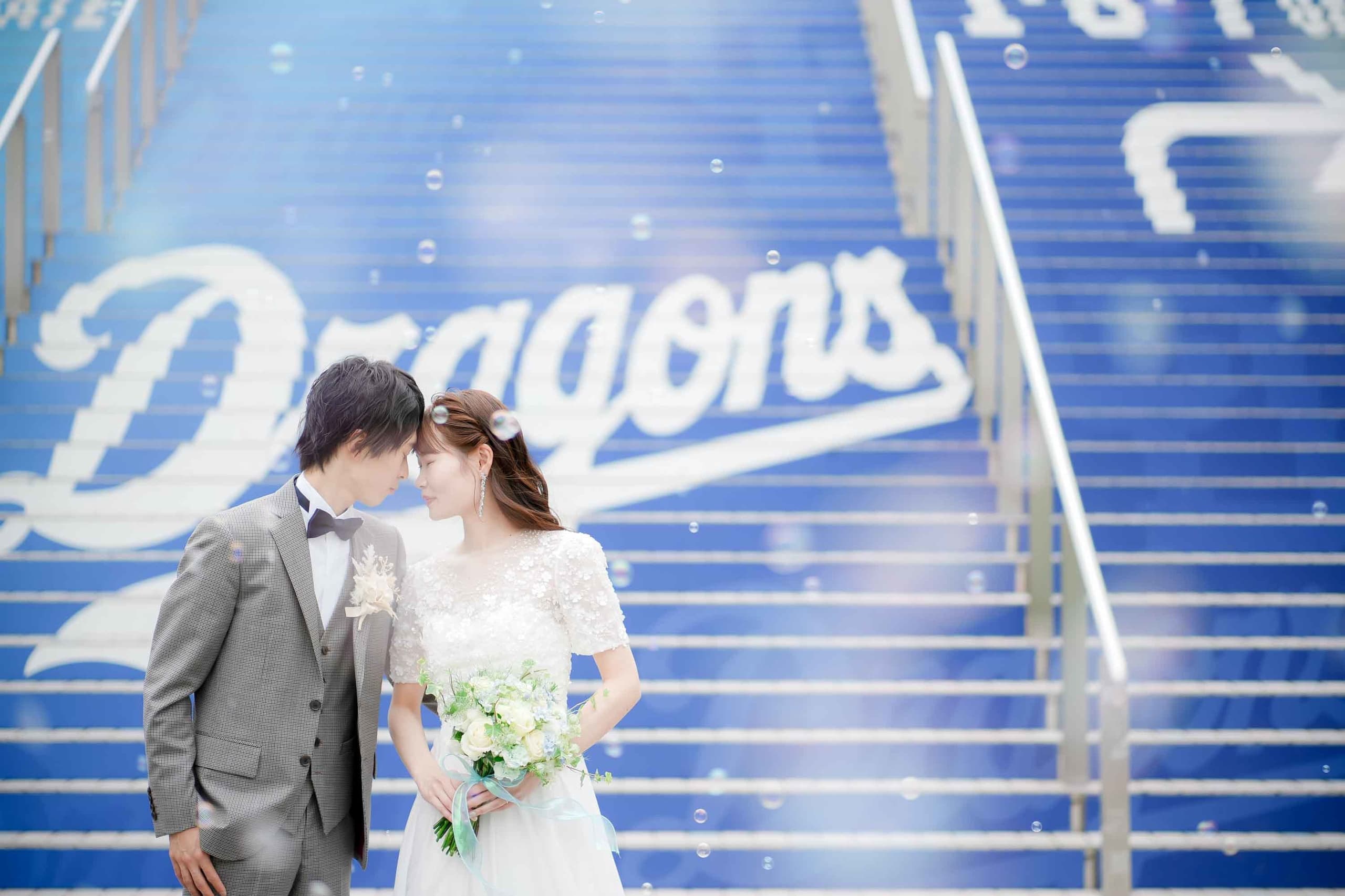 スタジアム前撮り