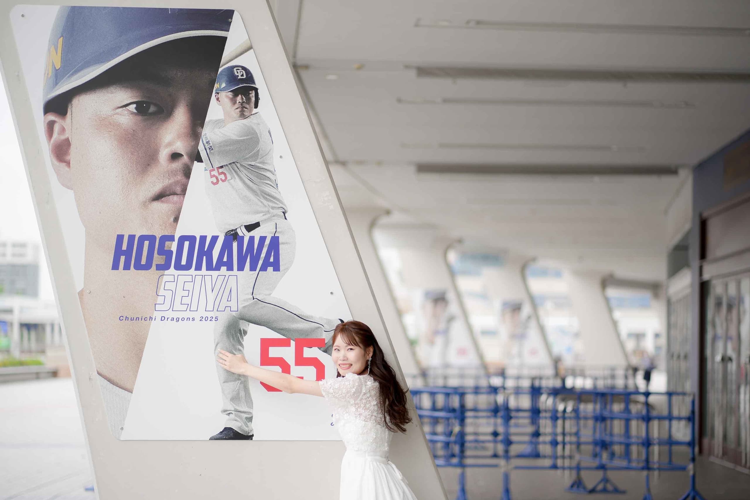 スタジアム前撮り