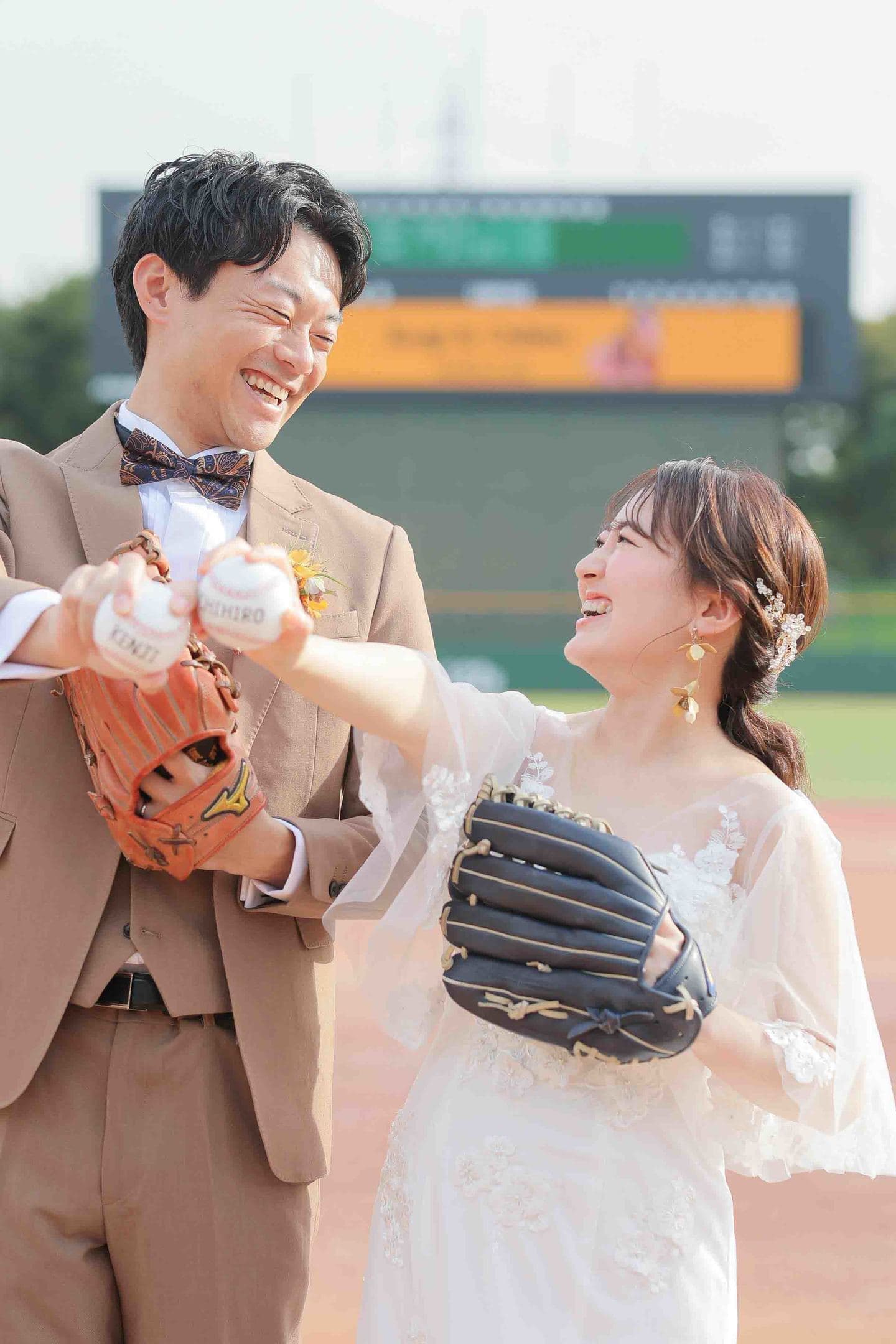 スタジアムロケーション前撮り