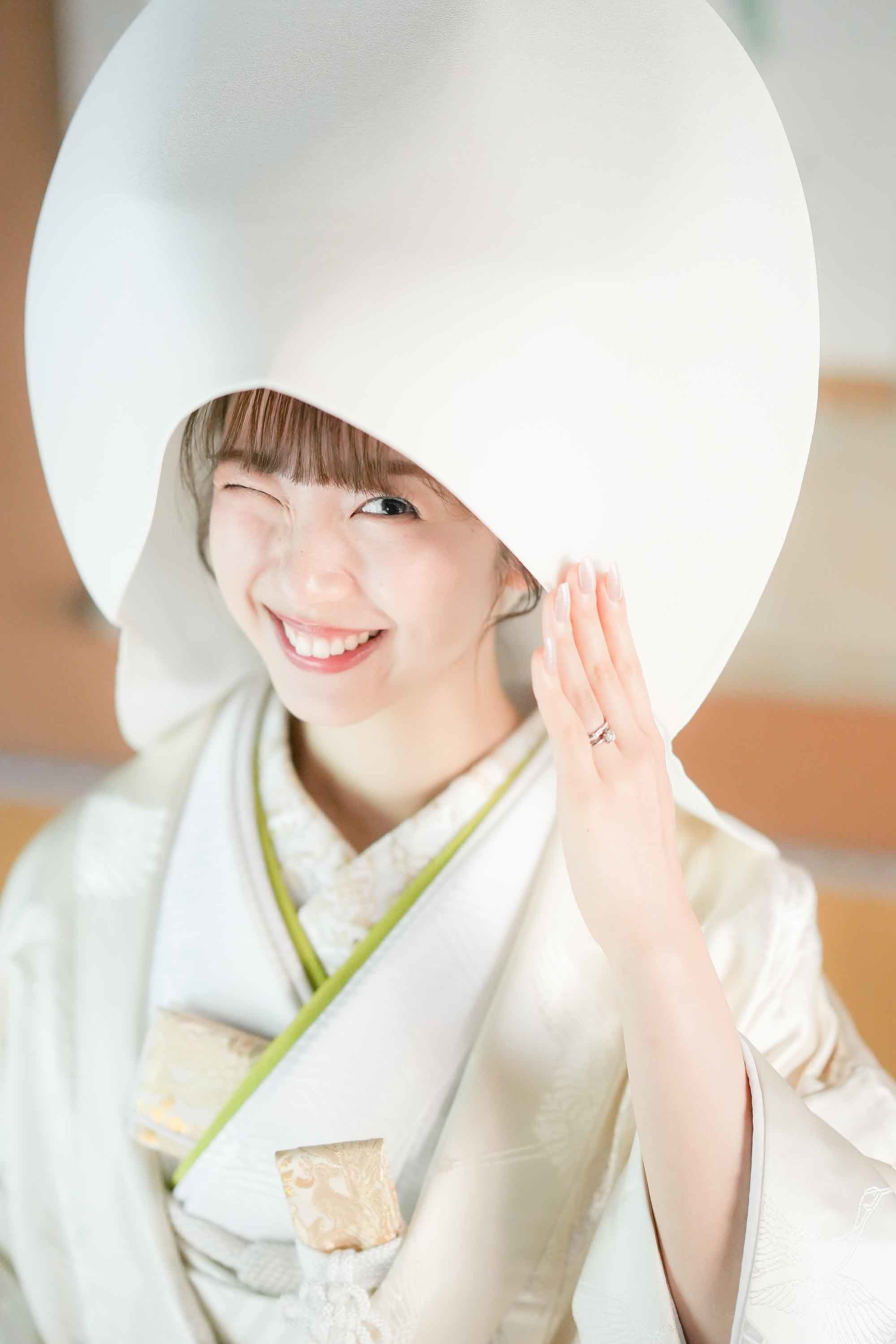 "名古屋 ロケーション前撮り ウェディングフォト 自然な笑顔"