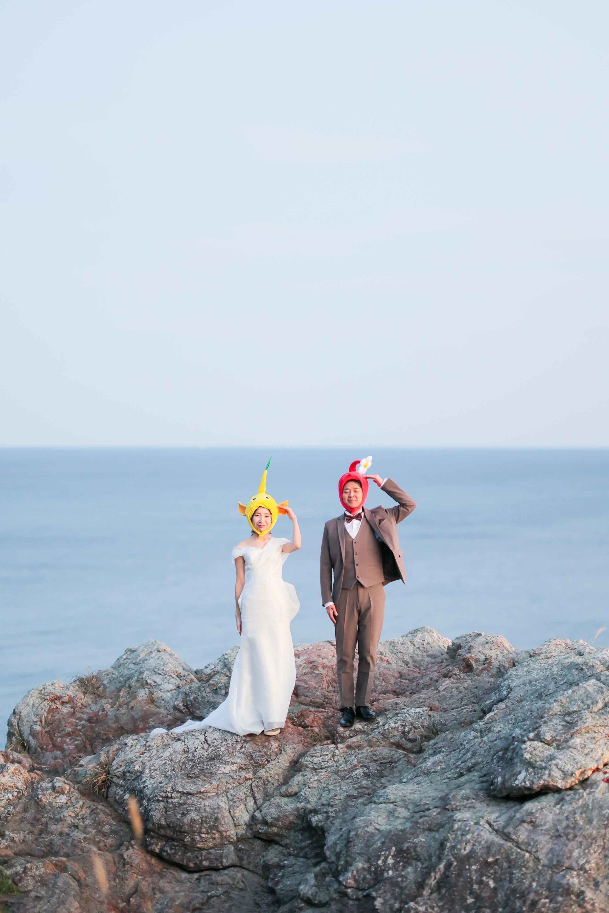 "名古屋 ロケーション前撮り ウェディングフォト 自然な笑顔"